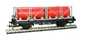 314 ÖBB, Bogie Open Wagon for Containers tanks, grey, red