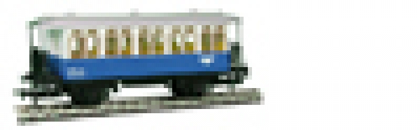 370 Local Railway Carriage blue/white