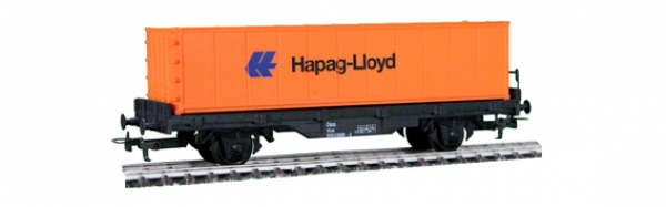 314 ÖBB Tragwagen für lange Container "Hapag Lloyd", orange