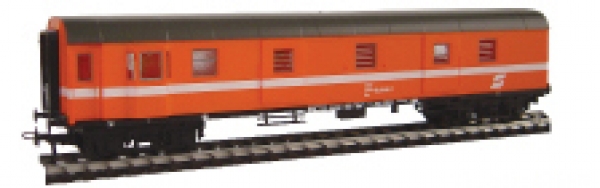 390/1 ÖBB RIC- capable Service and Luggage Wagon orange-red